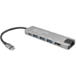 Переходник 2E Hub USB-C 6in1 2EW-2684 Silver