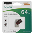 Флеш карта Apacer 64 GB USB 3.2 Gen 1 Type-C Red AH180 / AP64GAH180R-1