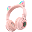 Наушники Borofone BO18 Cat Ear Pink