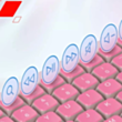 Klaviatura Canyon Pink CNS-HKB10P