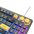 Игровая клавиатура Rampage Cyclone Gray, Black, Yellow
