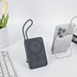 Magnetic Power Bank Devia EP203 Speed Series 22.5W 4 IN 1 10000 mAh Modern Gray