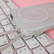 Magnetic Power Bank Devia EP203 Speed Series 22.5W 4 IN 1 10000 mAh Aurora Silver