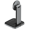 Simsiz enerji toplama cihazı Satechi 2in1 Foldable Qi2 ST-Q21FM Space Gray