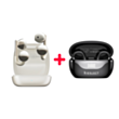 Kieslect Earbuds Open AI Feature Black + Kieslect Ora Earring Pods Oatmeal Gold