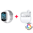 Xiaomi Redmi Buds 8 Lite BHR08OLGL White + Xiaomi Redmi Watch 5 Active BHR8790GL Matte Silver