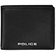 Pul kisəsi Police Full Grain Vegan Lthr Walt in 110X90MM PELGW0002201 Black