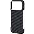 Qoruyucu örtük Magssory iPhone 17 Pro Aramid Zero CFB047 Black