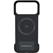 Qoruyucu örtük Magssory iPhone 17 Pro Max Aramid Zero CFB048 Black