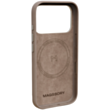 Qoruyucu örtük Magssory iPhone 17 Pro Eco-Leather CLT044 Latte