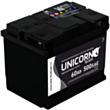 Avtomobil üçün akkumulyator Unicorn 60 AH-500 SAE Black