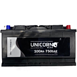 Avtomobil üçün akkumulyator Unicorn 100 AH-12V Black