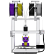 Printer Anycubic Kobra X Combo 3D (KBXCWH0B-O)