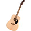 Elektrikli akustik gitara Fender Debut Redondo Ce Drednaught Natural