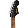 Elektrikli akustik gitara Fender Debut Redondo Drednaught Black