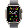 Apple Watch Ultra 2 49 mm Titanium W/Green/Grey Trail Loop S / MRF33GK/A