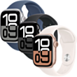 Apple Watch Series 10 42мм Rose Gold W/Light Blush sport Band M/L MWWJ3QI/A