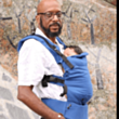 Çanta-kenquru Sevi Bebe Comfort Blue