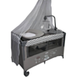 Манеж Kidilo T-701 Grey