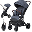 Uşaq arabası Kidilo 6530-B Dark Grey