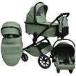 Uşaq arabası Kidilo H9-2 3in1 Green