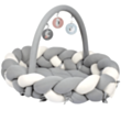Çarpayı üçün hörülmüş bamper Sevi Bebe 3in1 Grey