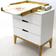Комод Antemi Mia White Wood