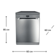Посудомоечная машина Hotpoint HFC 3C41 CW X