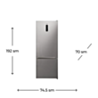 Soyuducu Vestel NFC70480A22 EX VM Wi-Fi