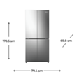 Soyuducu Hisense RQ5P470SAIE
