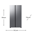 Soyuducu Samsung RS70F65Q1TWR