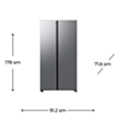 Soyuducu Samsung RS70F65Q1TWT