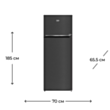 Холодильник Beko RDNE510M20XBR