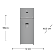 Холодильник Beko RDNE455E40DSN