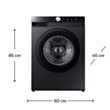 Стиральная машина Samsung WW80AG6S28ABLP