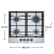 Plitə Bosch PCP6A5B90M