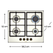 Plitə Bosch PGP6B1B90R