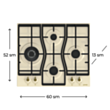 Plitə Gorenje GW6D41CLI