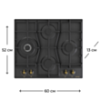 Варочная поверхность Gorenje GW6D42CLB