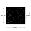 Plitə Samsung C61R2AEE/BWT
