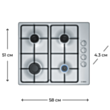 Варочная поверхность Bosch PBP6C5B80O