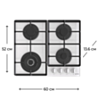 Варочная поверхность Gorenje GTW641EW