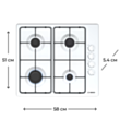 Варочная поверхность Bosch PBP6C2B82O 