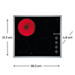Plitə Bosch PKE645CA2E