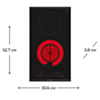 Варочная поверхность Bosch PKF375FP2E 30см