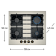 Варочная поверхность Bosch PPP6B1B90R