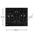 Plitə Hotpoint Ariston PCN 641 /HA (BK)