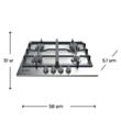 Plitə Indesit THP 641 IX/I