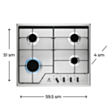 Plitə Electrolux GPE262MX