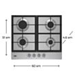 Plitə Beko HIAG 64225 SX